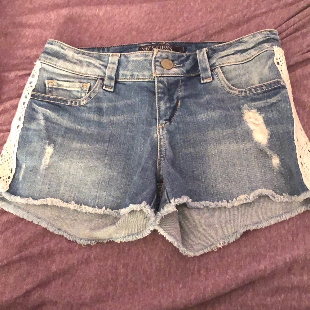 Jean Shorts w Lace